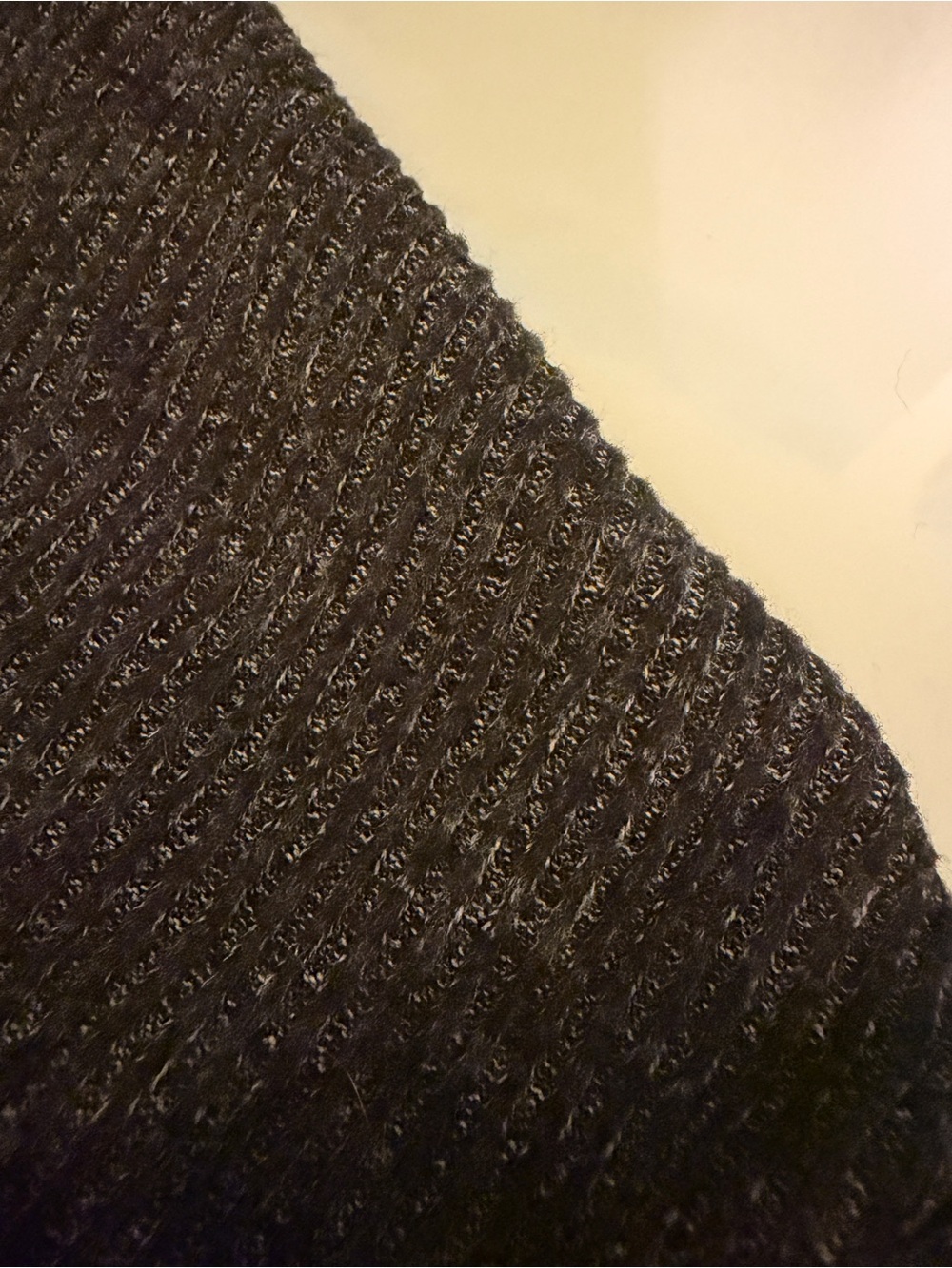 Ardene Black Crew Neck Cropped Sweater - Picture 3 of 4